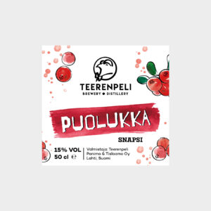 Puolukka snapsi