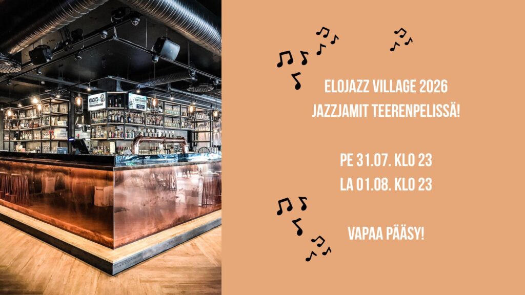 Elojazz Village Jazzjamit Teerenpeli Oulu tapahtuman kansikuva